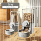 Automatic Pet Feeder Water Dispenser - 2-in-1 Bowl Set - Deribla Store