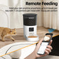 ROJECO Smart Cat Feeder with Camera - 3L Automatic Pet Food Dispenser with Voice Recorder - Deribla Store