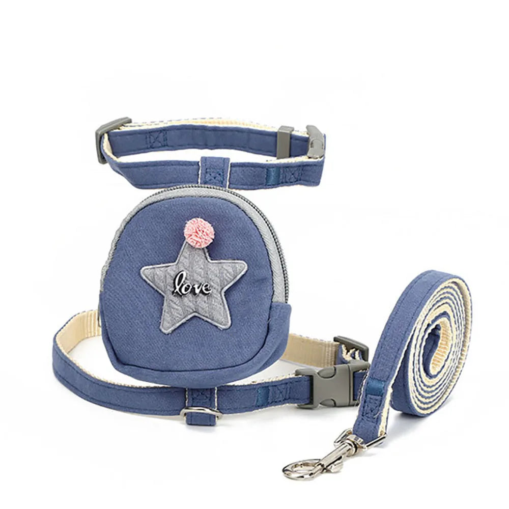 Cat Harness & Leash Set - Anti-Escape Chest Strap for Outdoor Walking - Deribla Store