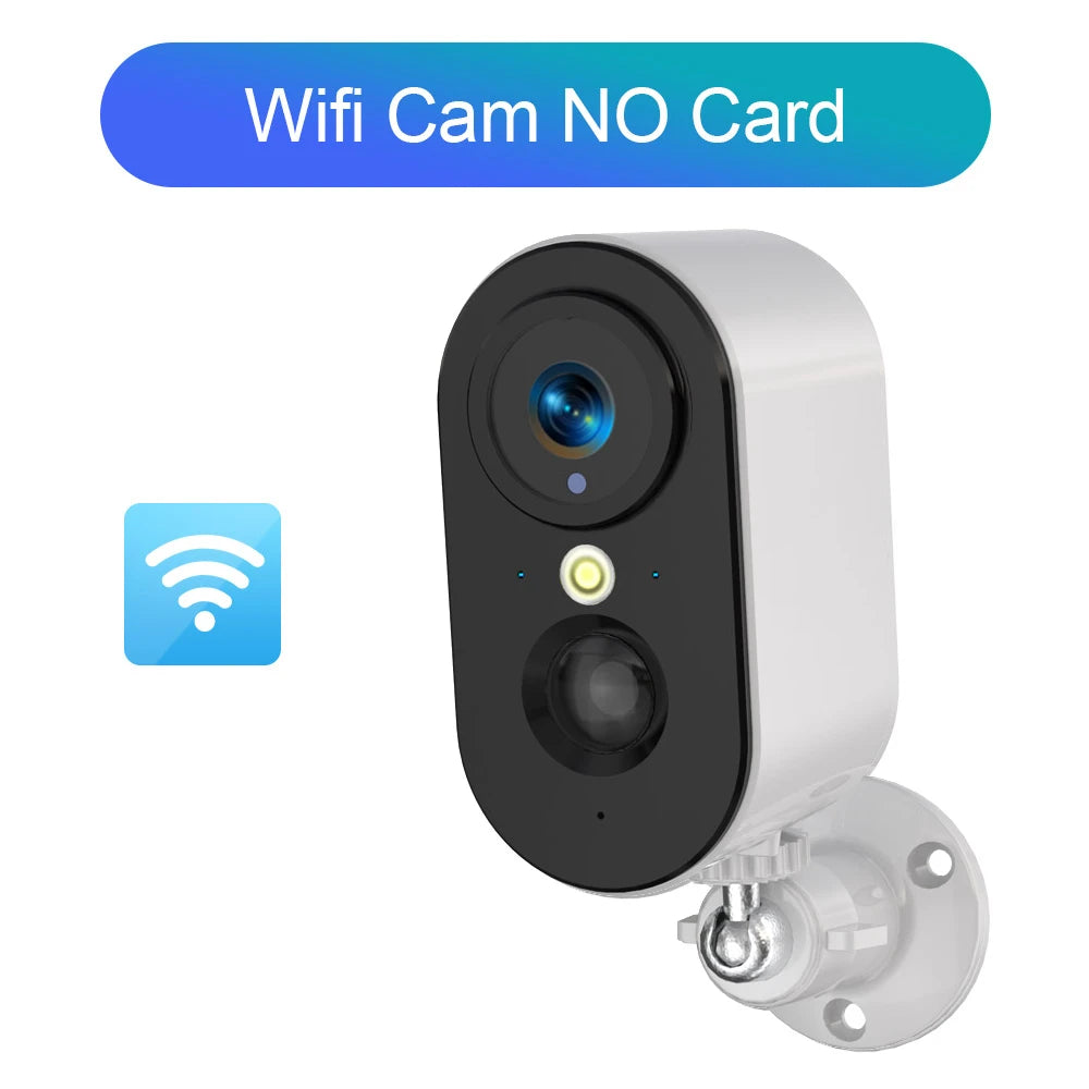 Battery Camera 2K WiFi Wireless - PIR Night Vision Spotlight