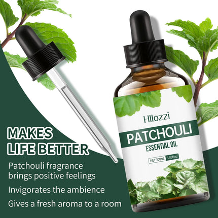 Patchouli Essential Oil - Pure Massage & Diffuser 10-100ml