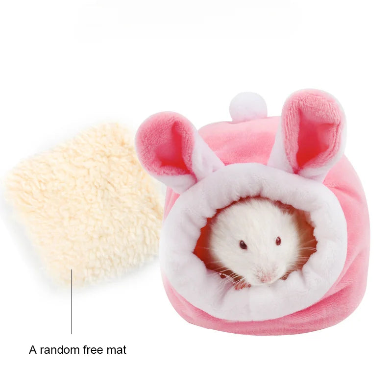 Hamster Cotton Nest - Warm Winter Sleeping Bag for Small Pets - Deribla Store