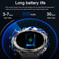 New 5ATM Outdoor Smart Watch Men 600mAh LED Flashlight