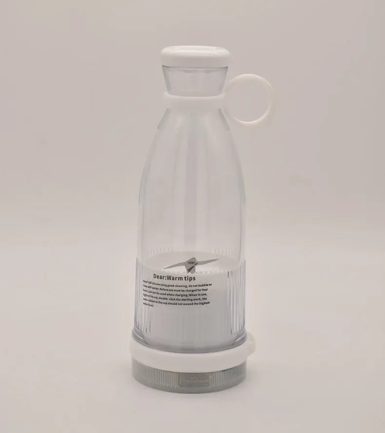 Electric Juicer Cup 6 Blades Blender Milkshake Machine USB Portable Fruit Milk Mixing Tool Mini Fresh Juice Blender - Deribla Store