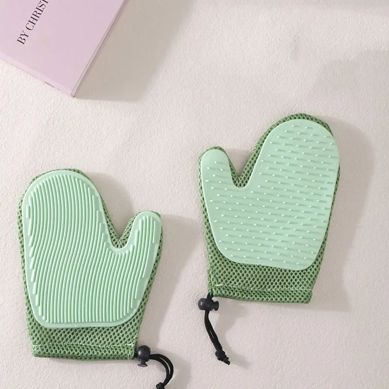 Pet Grooming Glove - Gentle Hair Remover Brush for Dogs & Cats - Deribla Store