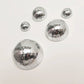 Wall Disco Ball Mirrored Designs Metallic Home Decor Mirror Ball