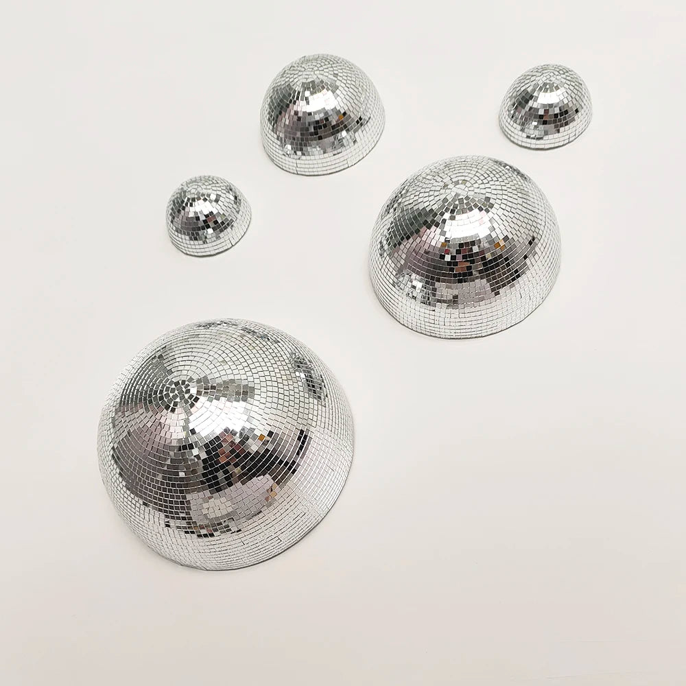 Wall Disco Ball Mirrored Designs Metallic Home Decor Mirror Ball