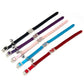 Heart Charm Cat Collar - Soft Velvet Safety Elastic with Bell (8 Colors) - Deribla Store