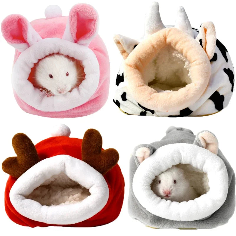 Hamster Cotton Nest - Warm Winter Sleeping Bag for Small Pets - Deribla Store
