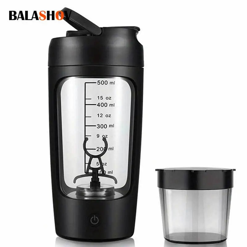 Electric Protein Shaker Bottle 500ML - Automatic Mixer Gym - Deribla Store
