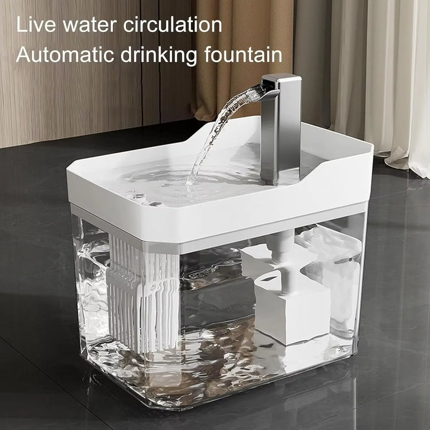 USB Cat Water Fountain - Automatic Drinking Dispenser with Filter & Pump - Deribla Store