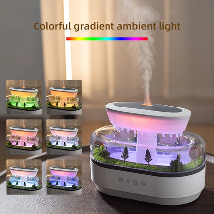 Raindrop Aroma Diffuser White Noise