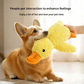 4-in-1 Stomping Duck Dog Toy - Interactive Squeaky Plush with Teeth Cleaning - Deribla Store