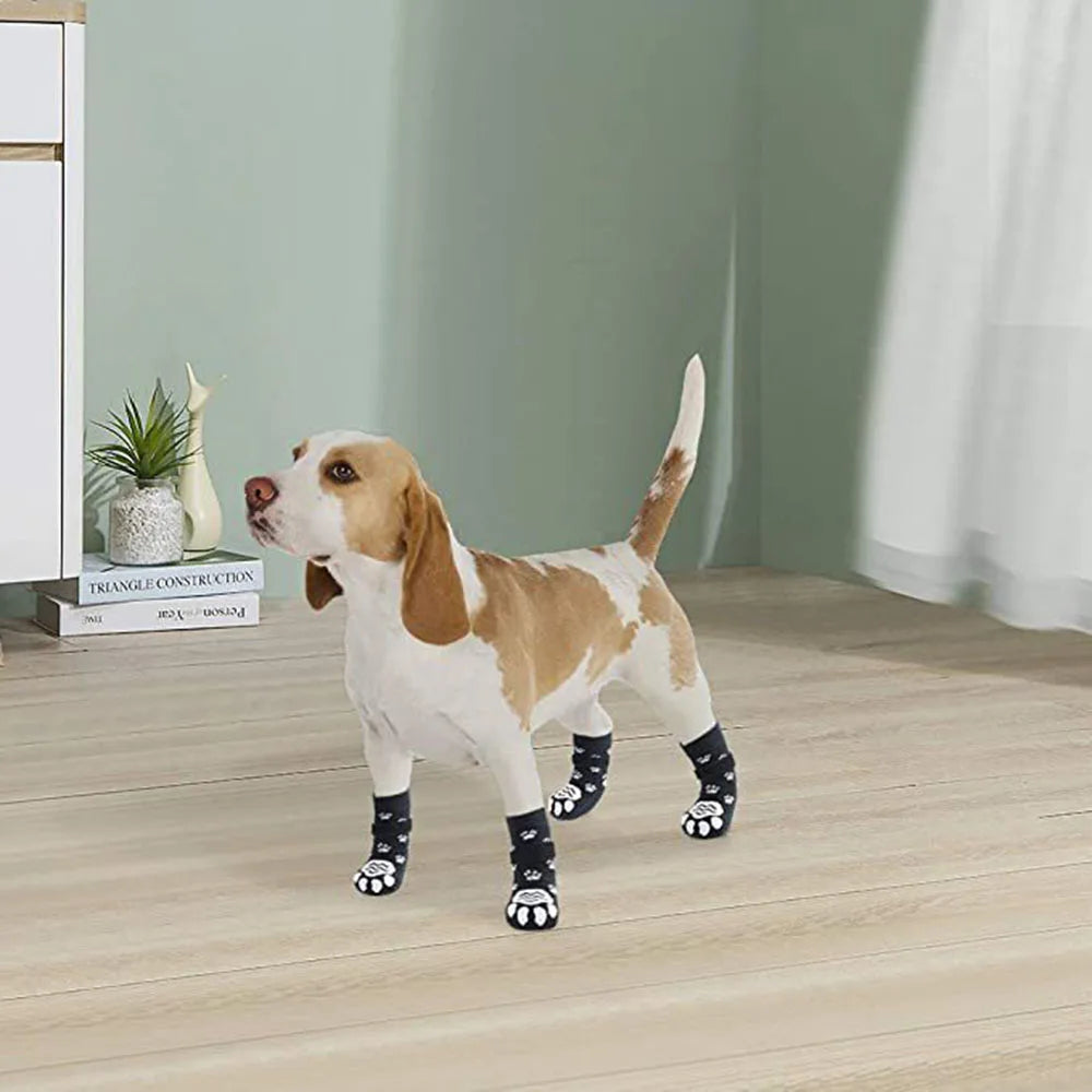 Dog Socks Anti-Slip - Soft Knitted Paw Protector for Indoor Wear - Deribla Store