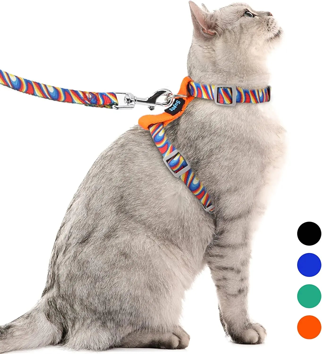 Premium Leather Cat Leash - 1.5M Walking & Training Lead for Cats & Small Dogs - Deribla Store