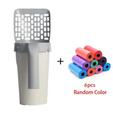 Cat Litter Scoop Shovel - Self-Cleaning Filter Toilet Garbage Picker with Waste Bags - Deribla Store