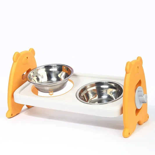 Elevated Tilted Pet Bowl