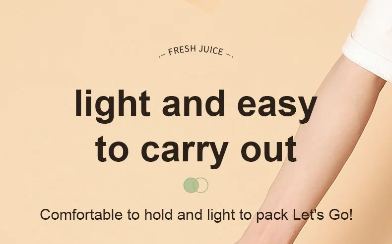 Rechargeable Portable Juicer - 14-Blade Fast Mixing Blender with 2400mAh Battery (400ml) - Deribla Store