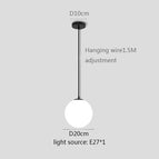 Black 20cm / Cold White / China Mainland