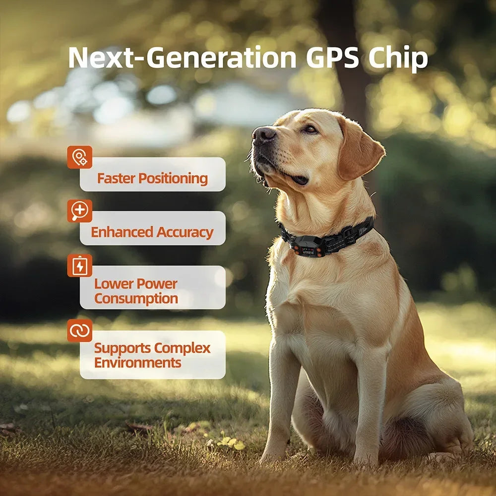 Smart GPS Wireless Dog Fence - Waterproof Electronic Training Collar with OLED Screen - Deribla Store