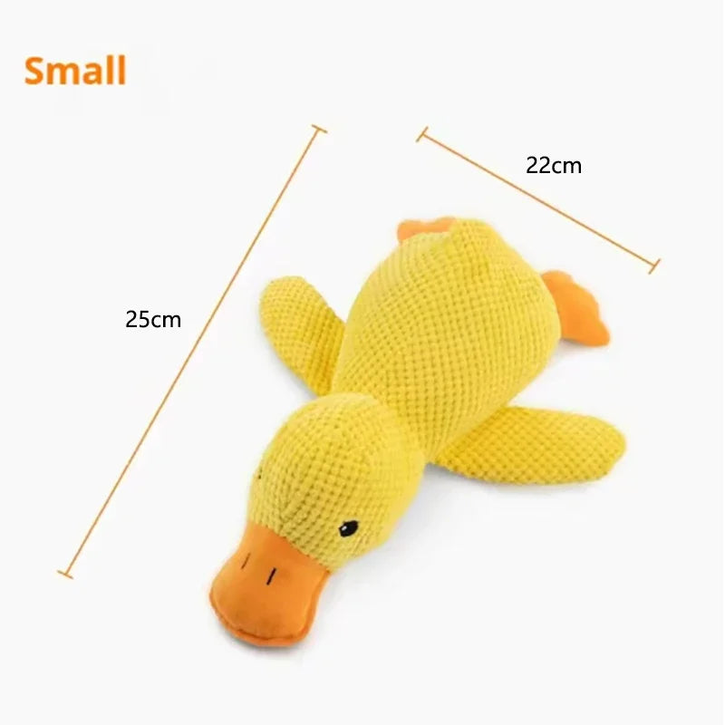 4-in-1 Stomping Duck Dog Toy - Interactive Squeaky Plush with Teeth Cleaning - Deribla Store