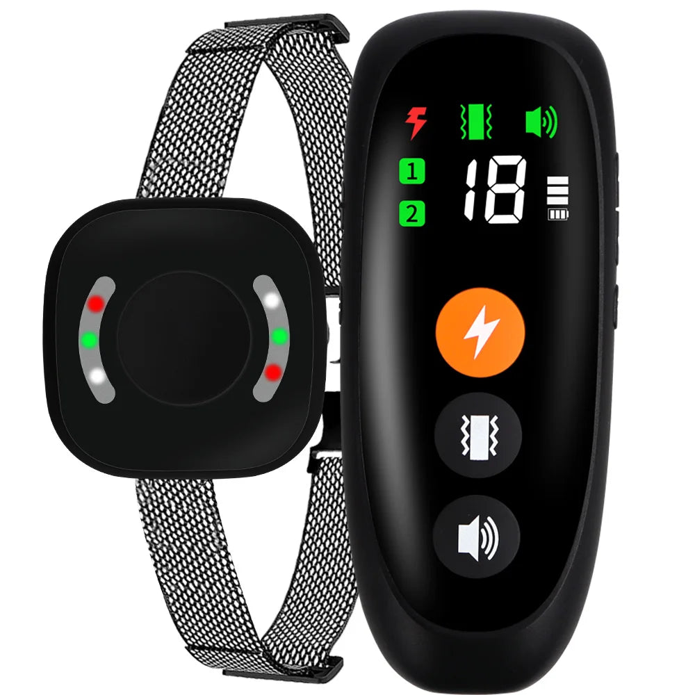 800M Electronic Dog Training Collar - Remote Control with Shock, Vibration & Sound - Deribla Store