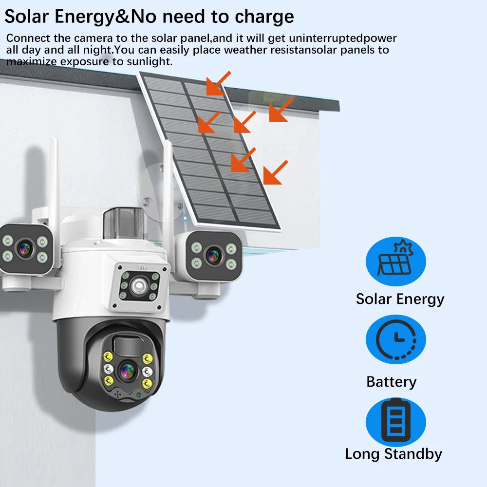 4G Solar Security Camera
