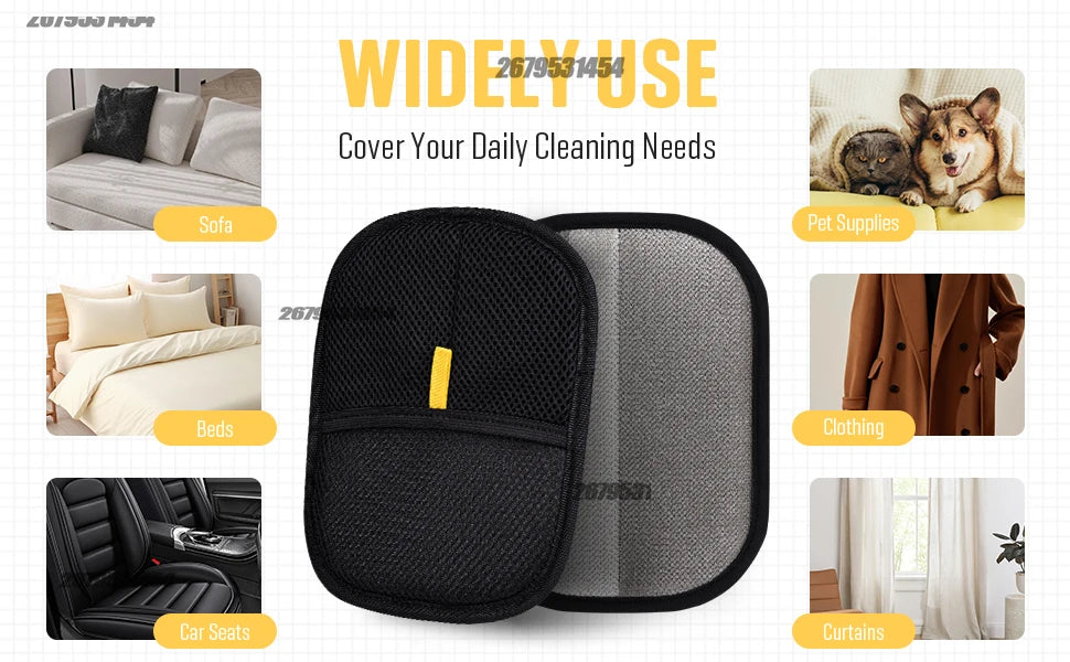 Pet Grooming Gloves - 2 Pcs Hair Remover Brush for Dogs & Cats - Deribla Store