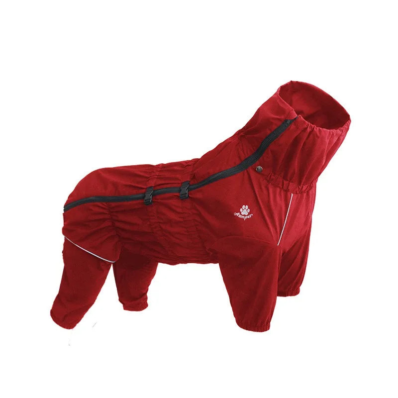 Waterproof Dog Raincoat - Reflective Winter Jacket with Hood for Small to Large Dogs - Deribla Store