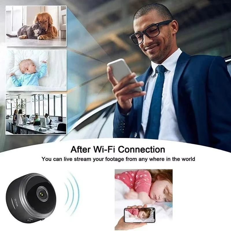 Mini Camera 1080P WiFi Wireless 