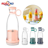Electric Juicer Cup 6 Blades Blender Milkshake Machine USB Portable Fruit Milk Mixing Tool Mini Fresh Juice Blender - Deribla Store