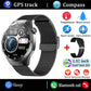 2025 New NFC Smart Watch Men HD AMOLED Screen GPS