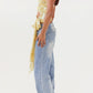 Women s Off Shoulder Ruffle Crop Tops Summer Boho Floral Print
