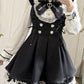 Y2k Aesthetic Lolita Style Bow Dress Shorts Set Japanese Women