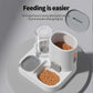 2-in-1 Pet Feeder & Water Dispenser - Large Capacity for Dogs & Cats - Deribla Store