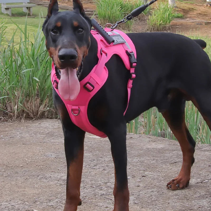 Tactical Dog Harness - Reflective No-Pull Vest for Large Dogs with Handle - Deribla Store