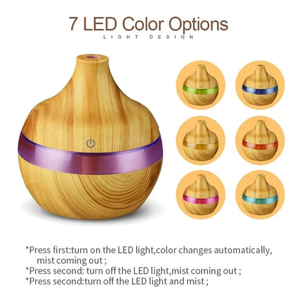 Wood Humidifier Electric Aroma Diffuser 