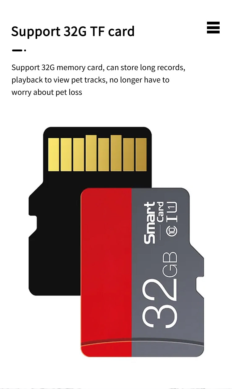 GPS Pet Collar Tracker - Waterproof Anti-Lost Locator with Long Standby & Footprint Tracking - Deribla Store