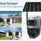 Caméra Solaire Double Lentille 4G 8MP - Dual Screen CCTV