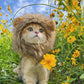 Lion Mane Pet Costume - Funny Cat & Dog Wig Hat with Ears for Parties - Deribla Store