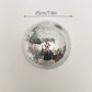 Wall Disco Ball Mirrored Designs Metallic Home Decor Mirror Ball