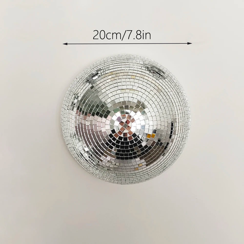 Wall Disco Ball Mirrored Designs Metallic Home Decor Mirror Ball