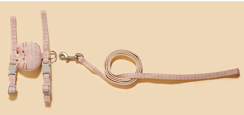 Cat Harness & Leash Set - Adjustable Vest for Walking Cats & Small Dogs - Deribla Store