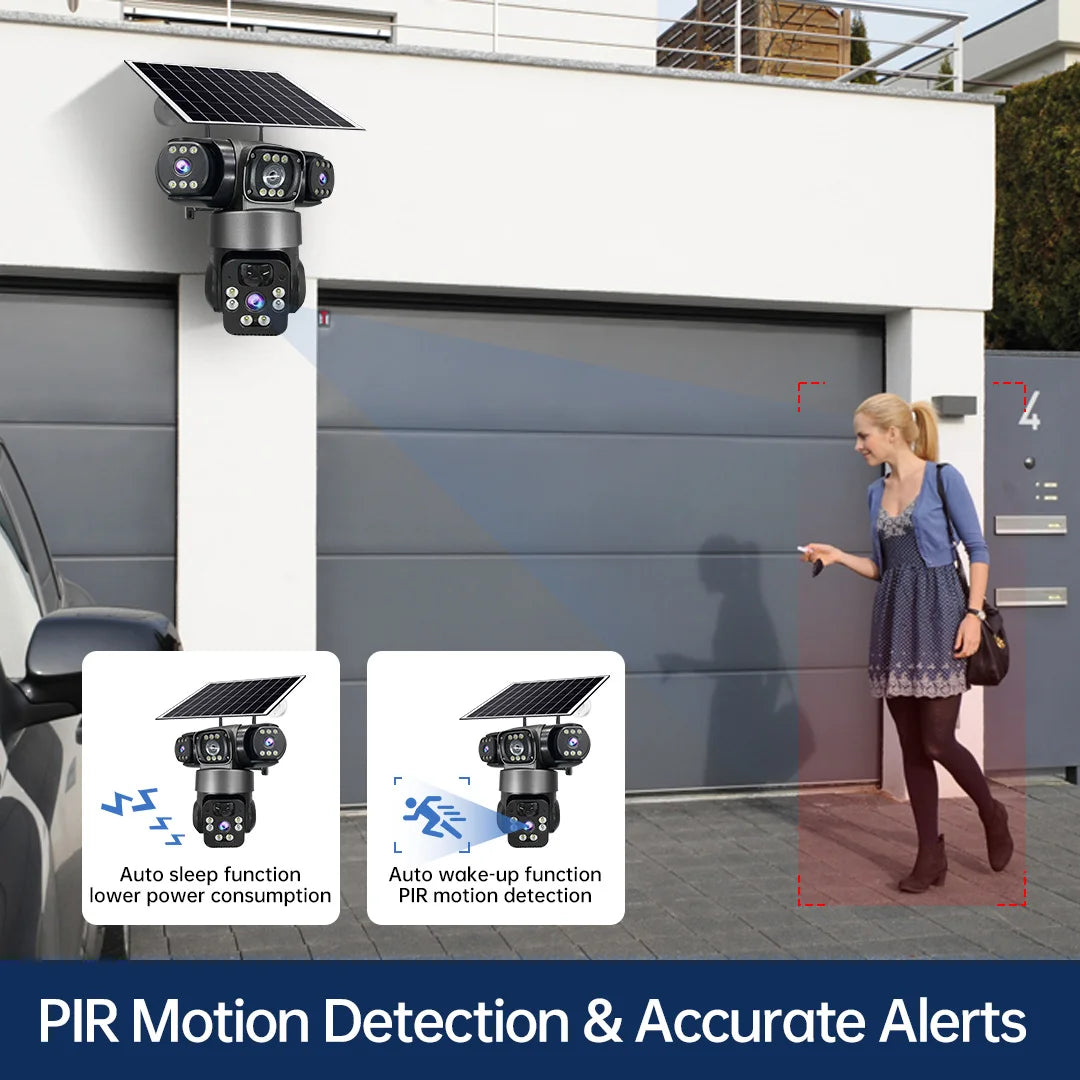 15MP 4G Solar Security Camera