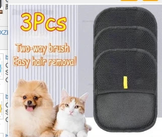 Pet Grooming Gloves - 2 Pcs Hair Remover Brush for Dogs & Cats - Deribla Store