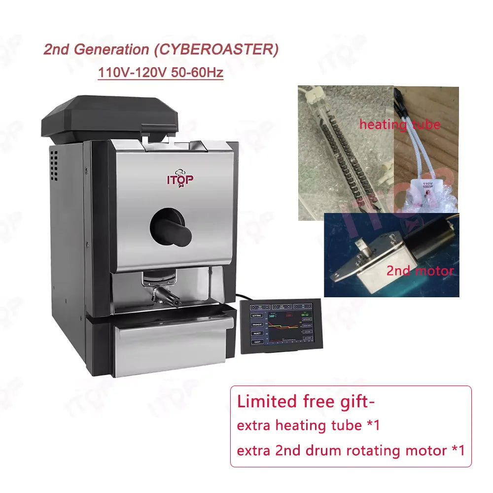 Coffee Roaster Electric 500g IT-CBR-2 - 4 Modes ITOP Artisan - Deribla Store