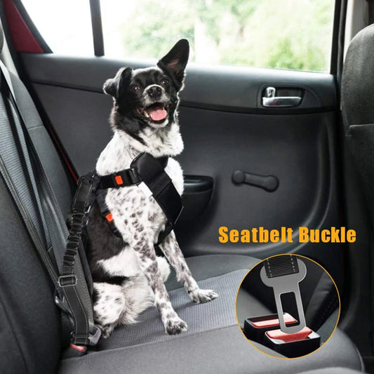 Dog Car Safety Belt - Reflective Extendable Pet Seatbelt for Medium to Large Dogs - Deribla Store