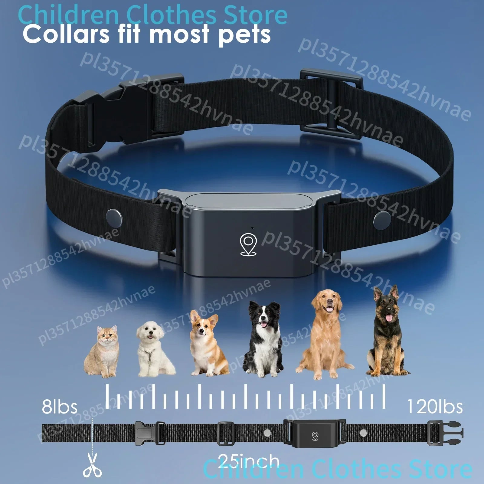 4G GPS Pet Tracker Collar - IP67 Waterproof Real-Time Locator for Dogs & Cats, Anti-Lost - Deribla Store