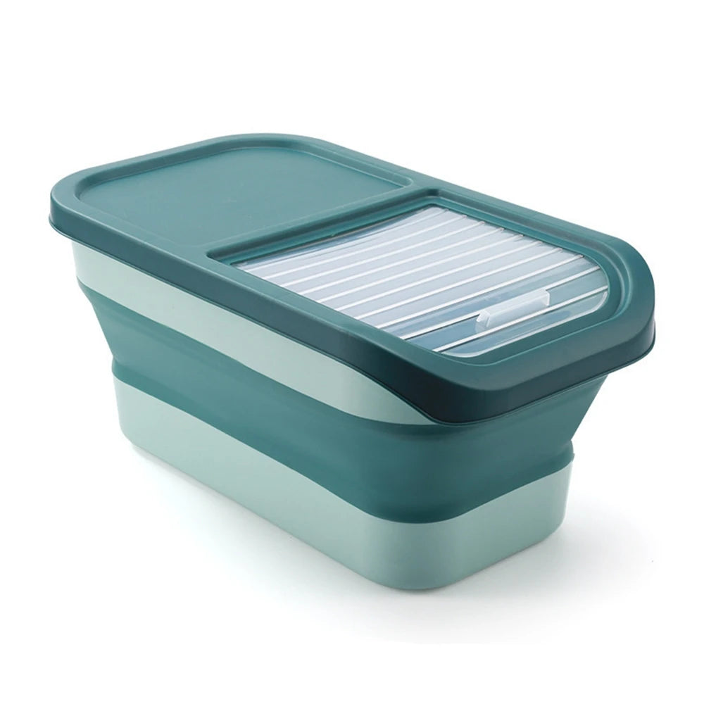 Collapsible Pet Food Storage Container