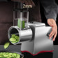 Electric Vegetable Cutter - 200W Multifunctional Slicer, Shredder & Grater with 3 or 5 Blades - Deribla Store